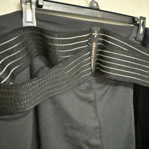 Tommie Copper Women's Capris 4XL Black Compression Back Support Belt Activewear - Picture 5 of 13
